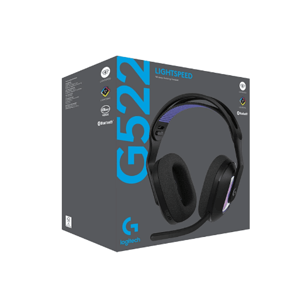 Audifono Gamer Logitech G522 Lightspeed Black 3