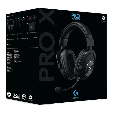 Audífono Gamer Logitech PRO X Lightspeed 2 Black