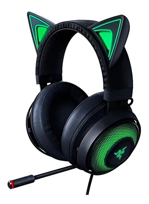 Audífono Gamer Razer Kraken Kitty Chroma Black