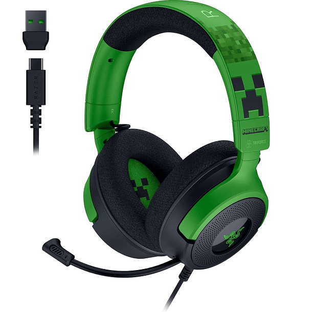 Audifono Razer Kraken V4 X Minecraft Edition 1