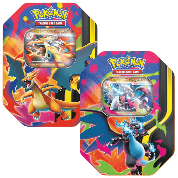Pokémon Mega Charizard Tin English 2