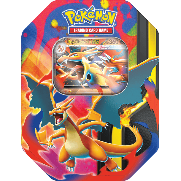 Pokémon Mega Charizard Tin English 1