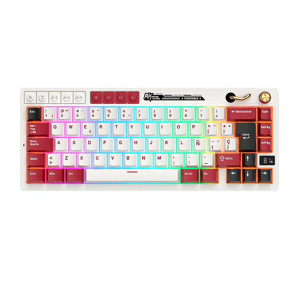 Teclado Gamer Royal Kludge M65 Famicom TM 1