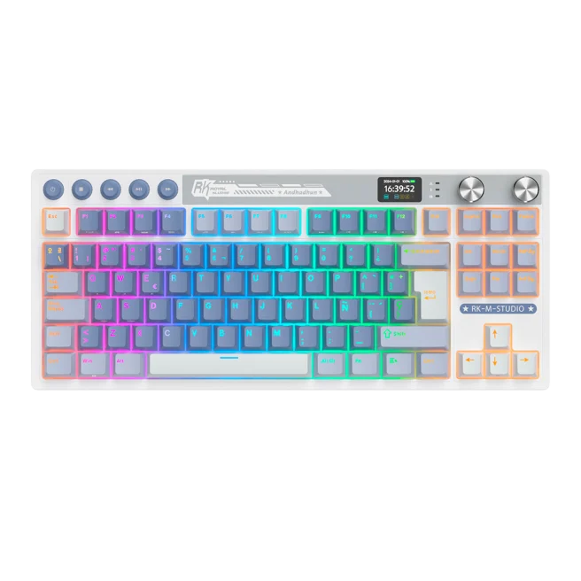 Teclado Gamer Royal Kludge M87 Ocean Blue TM 1