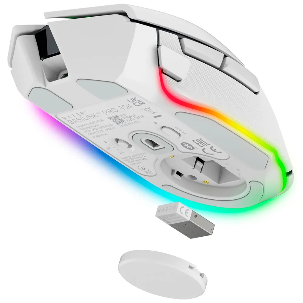 Mouse Gamer Razer Basilisk V3 Pro 35K Mercury 3