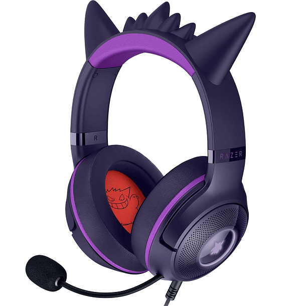 Audífono Gamer Razer Kraken Kitty V2 USB Pokemon Gengar 1