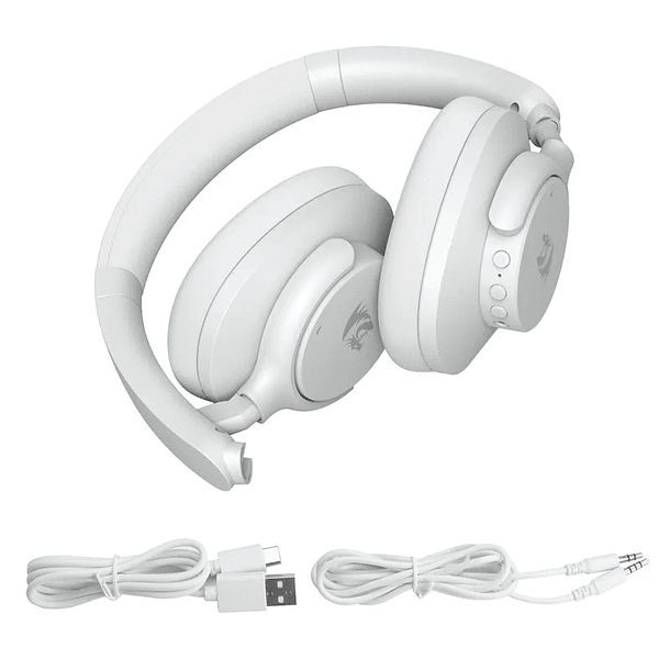 Audífono Gamer Redragon Vibecore Gris 2