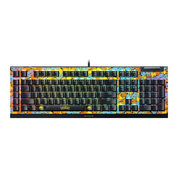Teclado Gamer Razer Blackwidow V4 Pokemon Starter 1