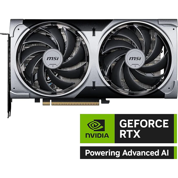 Tarjeta de video MSI Geforce RTX 5070 12G Ventus 2X OC GDDR7 2