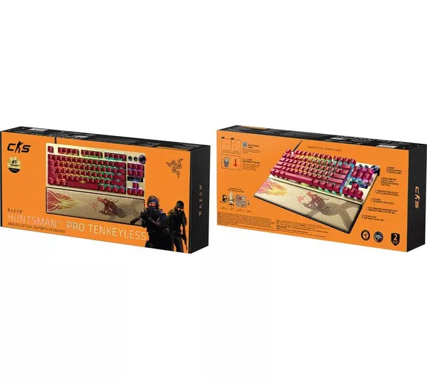 Teclado Gamer Razer HUNTSMAN V3 TKL Counter Strike 2 3