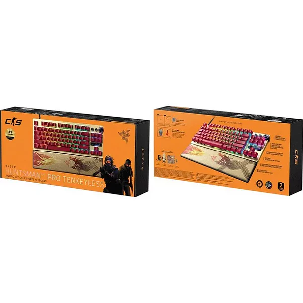Teclado Gamer Razer HUNTSMAN V3 TKL Counter Strike 2 3
