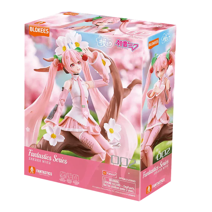 Figura de Colección Blokees Hatsune Miku Sakura Fantastic Edition 1
