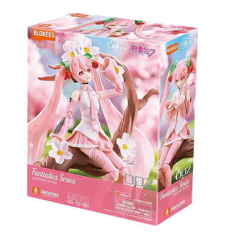 Figura de Colección Blokees Hatsune Miku Sakura Fantastic Edition