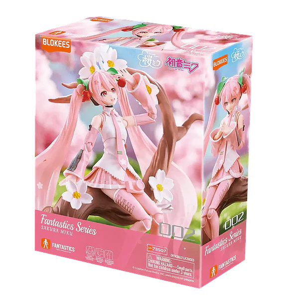 Figura de Colección Blokees Hatsune Miku Sakura Fantastic Edition 1