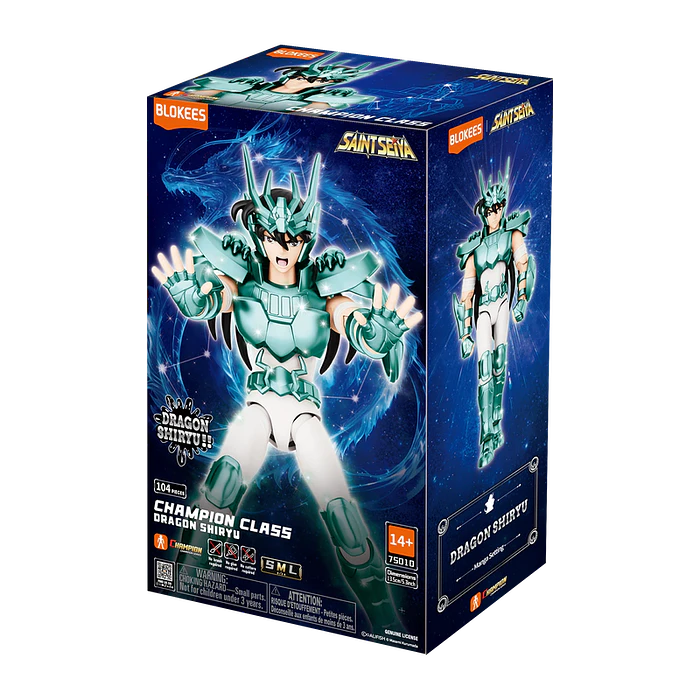 Figura de Colección Blokees Saint Seiya Champion Dragon Class 09 1