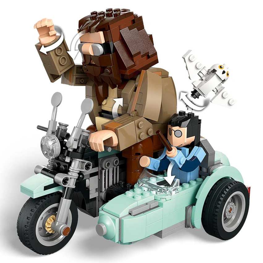 Lego Viaje en moto Hagrid 3
