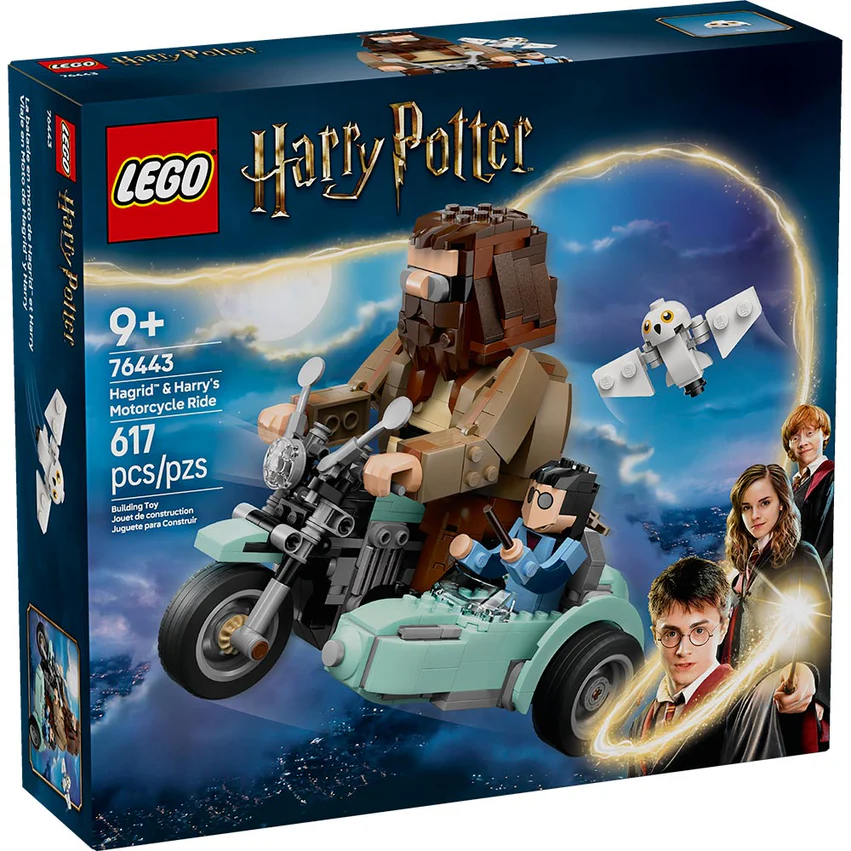 Lego Viaje en moto Hagrid 1