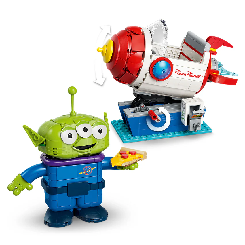 Lego Disney: Marcianito con Cohete de Pizza Planet 3