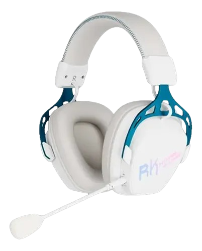 Audifono Gamer Royal Kludge HG103 Cyborg White BT - 2.4Ghz 1