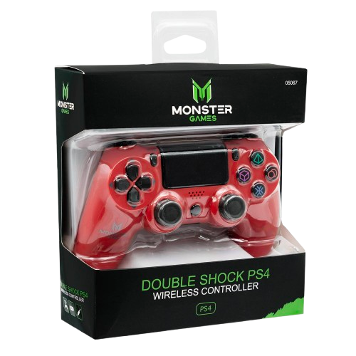 Mando Monster PS4 Rojo 3