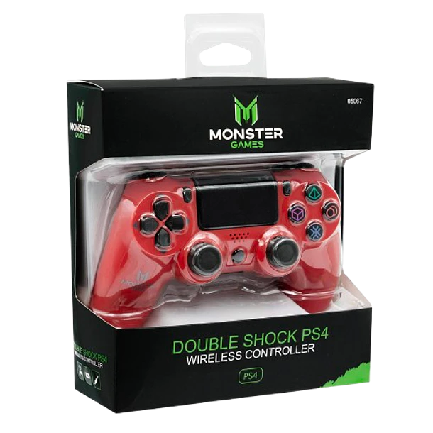 Mando Monster PS4 Rojo 3