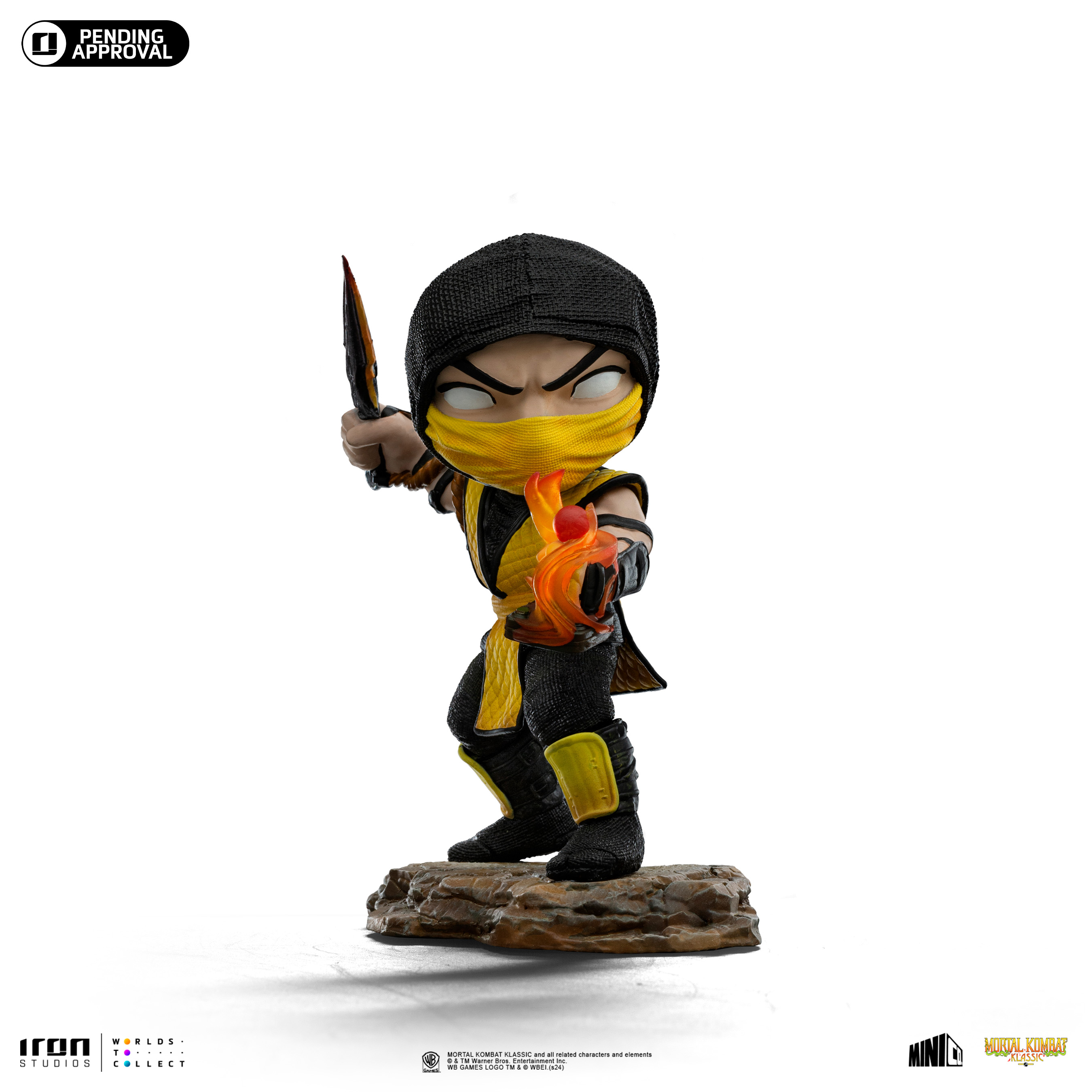 Figura de Colección Scorpion - Mortal Kombat - Minico - Iron Studios 1
