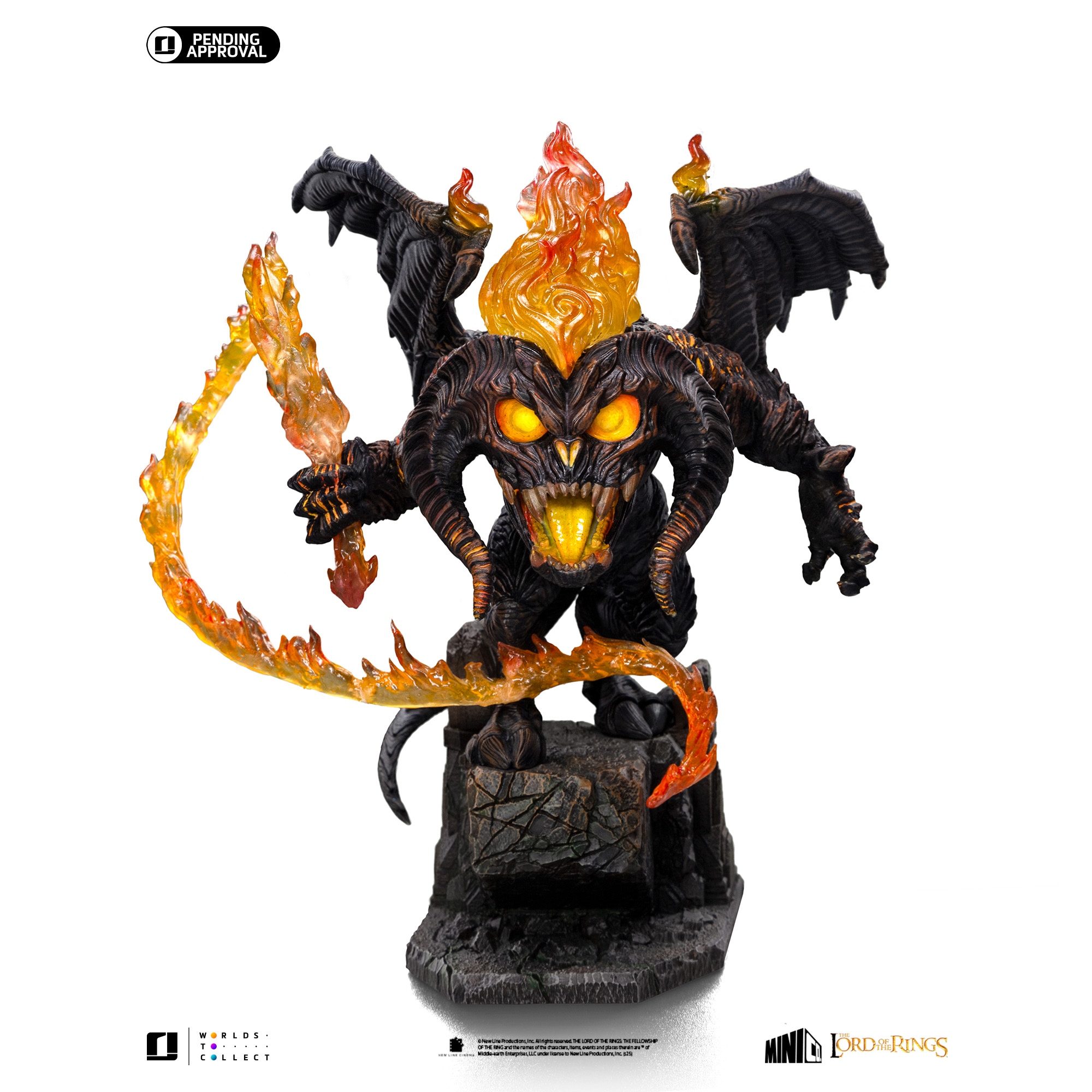 Figura de Colección Balrog - The Lord of the Rings - Minico - Iron Studios 1