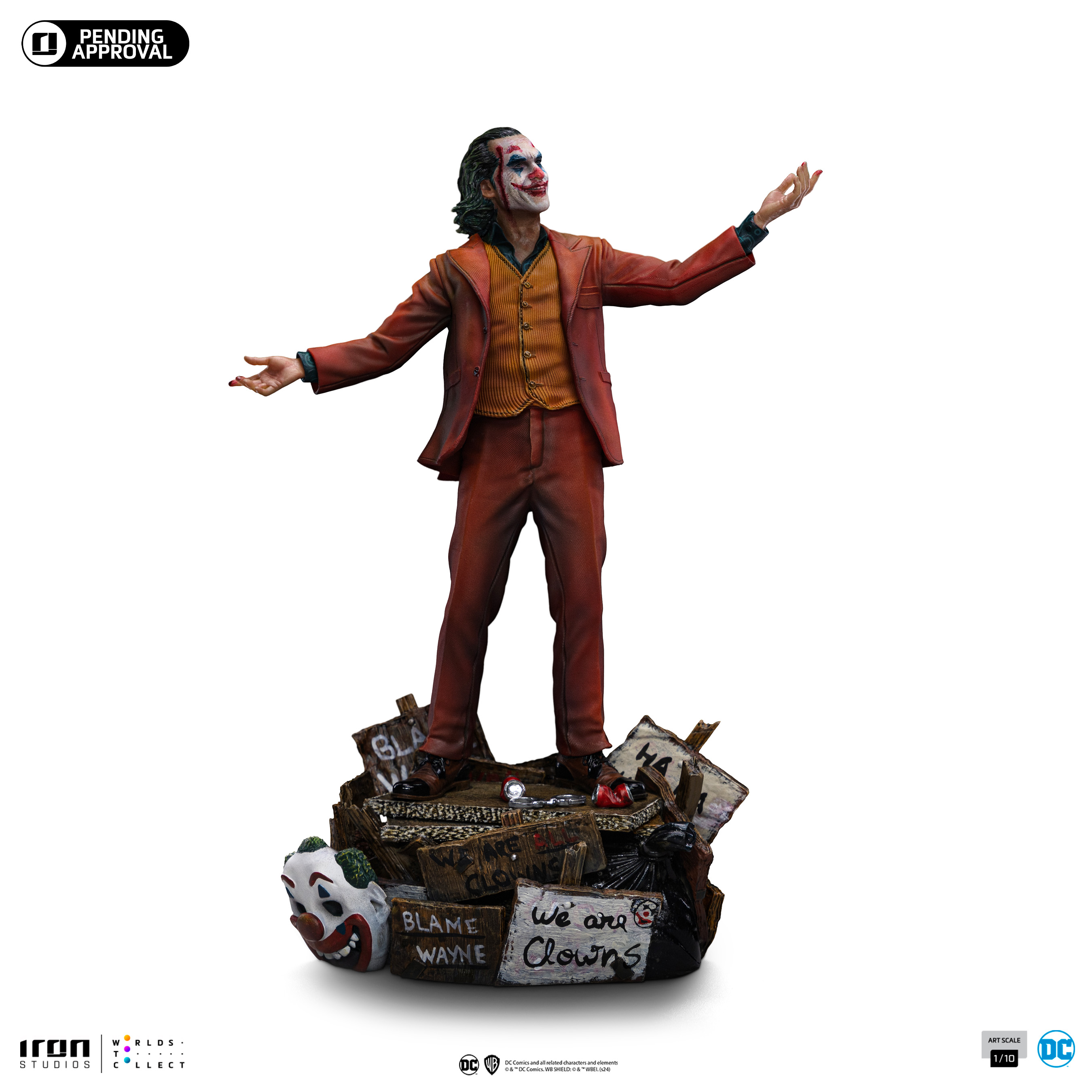 Figura de Colección Joker - The Joker - Art Scale 1/10 - Iron Studios 1