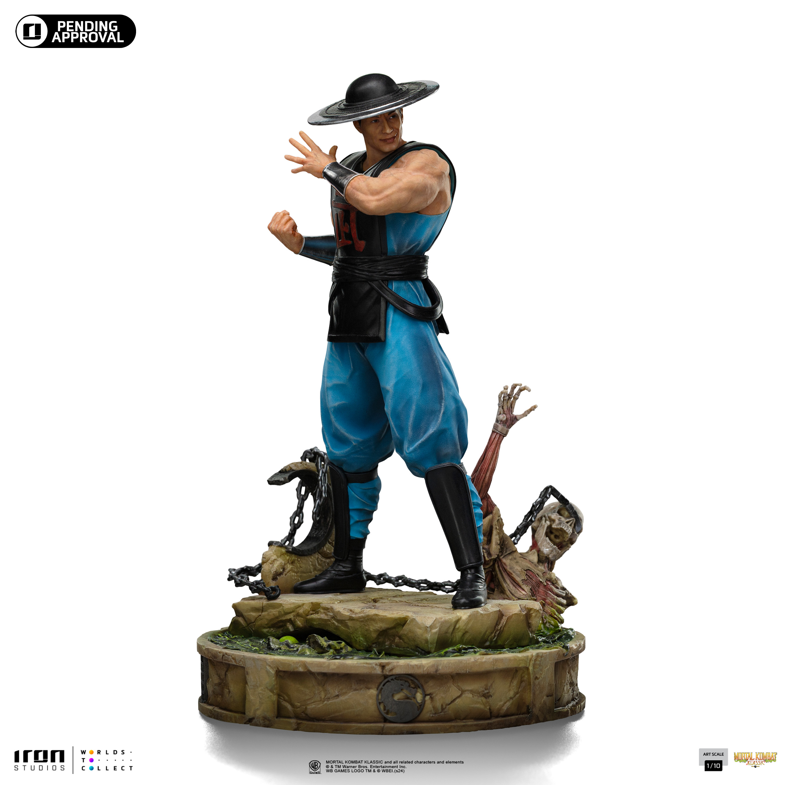 Figura de Colección Kung Lao - Mortal Kombat - Art Scale 1/10 - Iron Studios 1