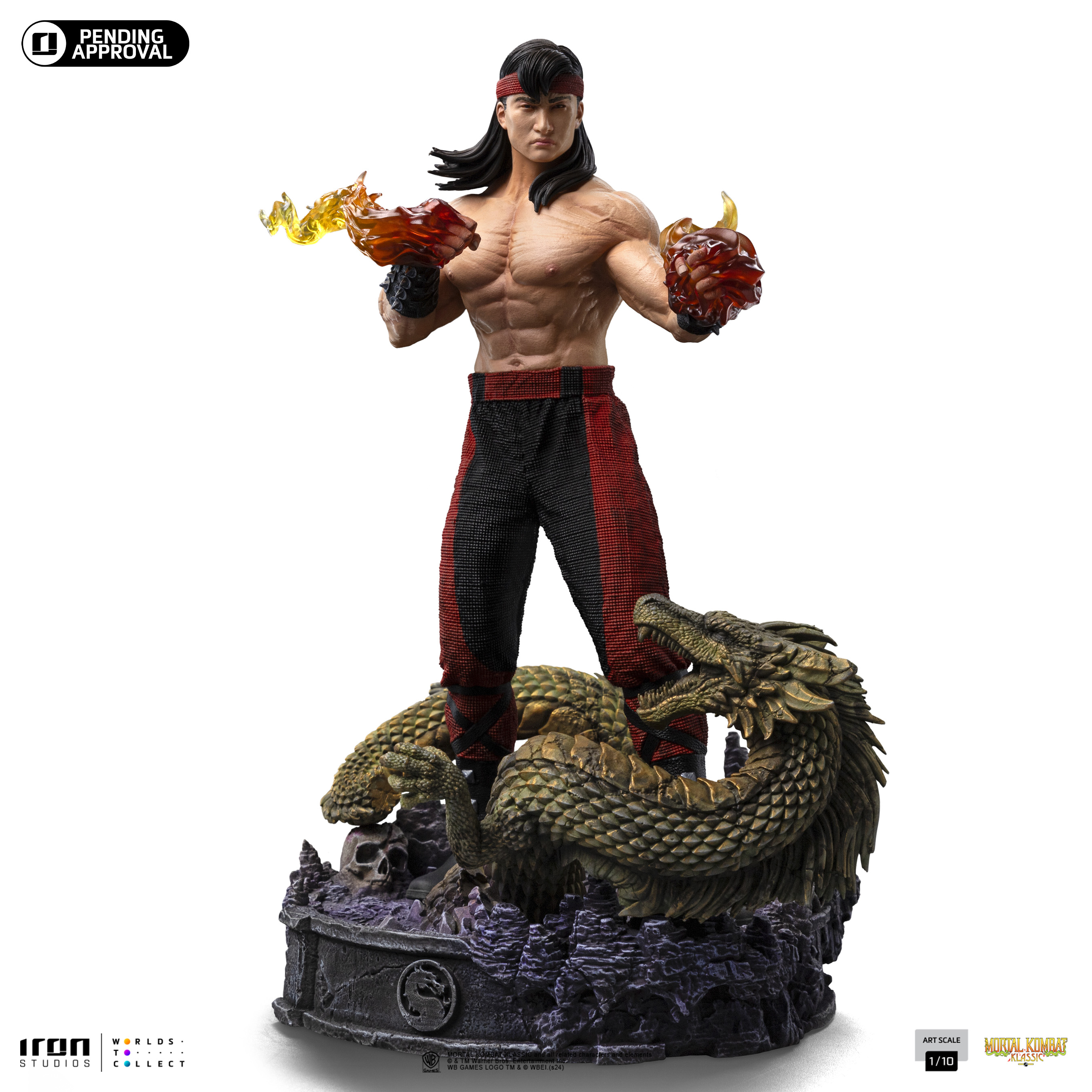 Figura de Colección Liu Kang - Mortal Kombat - Art Scale 1/10 - Iron Studios 1
