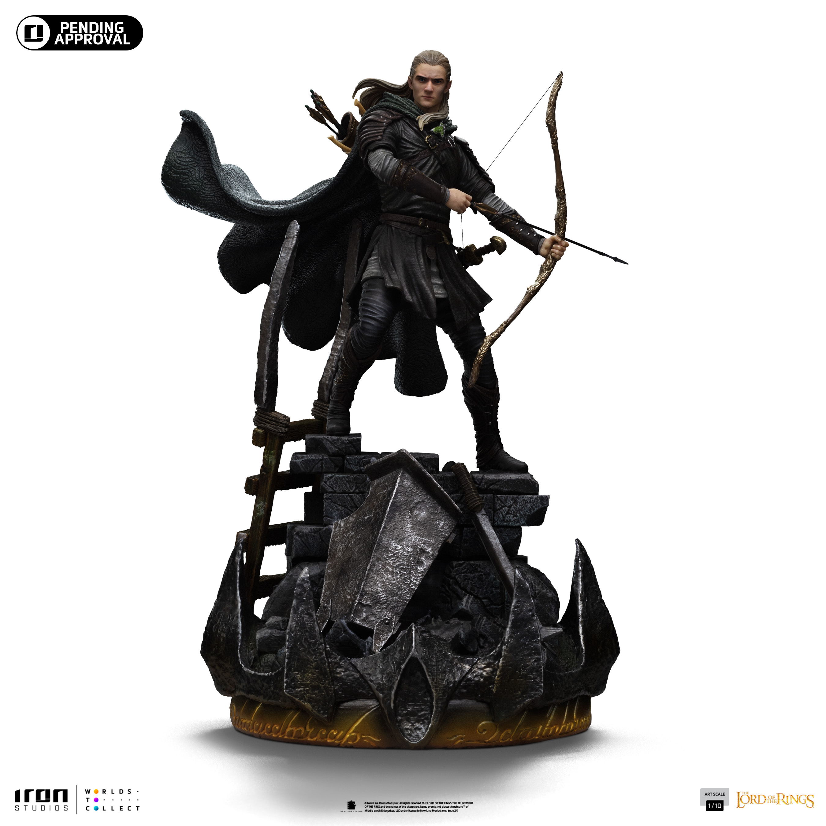 Figura de Colección Legolas Unleashed - The Lord of the Rings - Art Scale 1/10 - Iron Studios 1