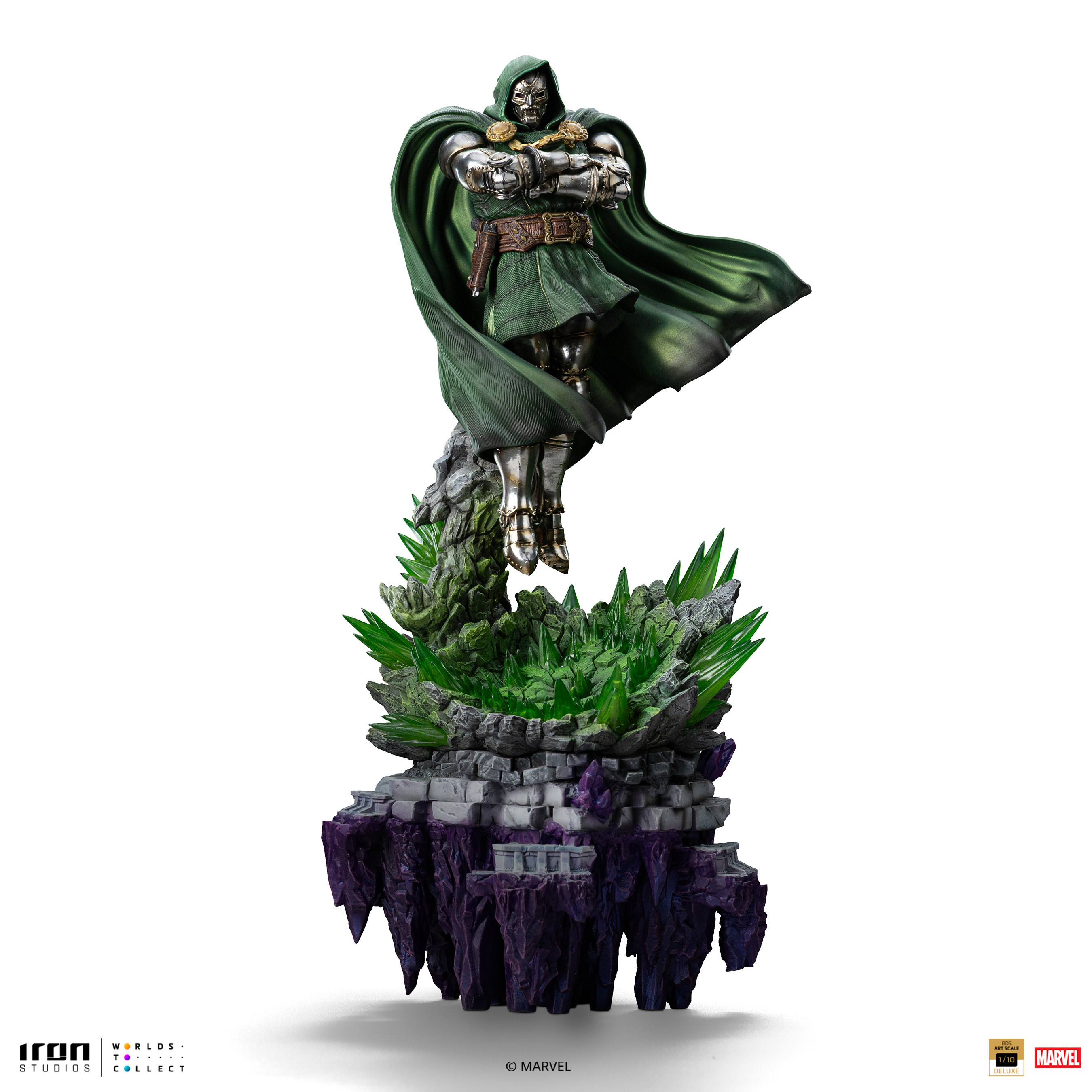 Figura de Colección Doctor Doom Deluxe - Infinity Gauntlet Diorama - BDS Art Scale 1/10 - Iron Studios 1