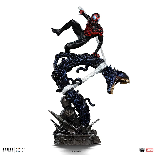 Figura de Colección Miles Morales - Spider-Man vs Villains Diorama - BDS Art Scale 1/10 - Iron Studios