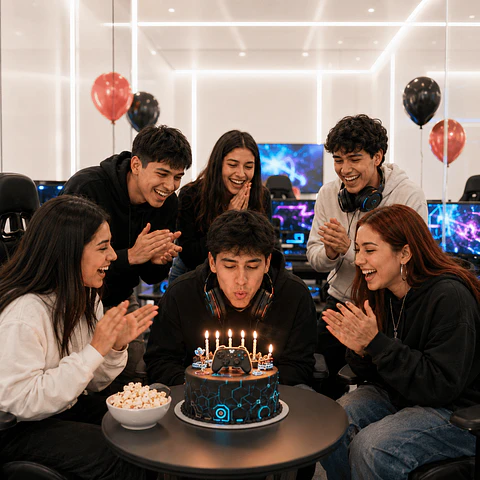 Cumpleaños Gamer — Norte — 8 personas (Sáb-Dom)
