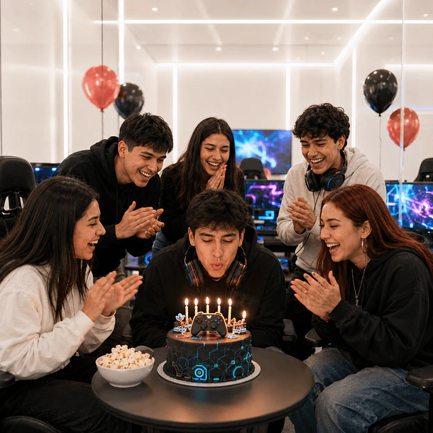 Cumpleaños Gamer — Norte — 16 personas (Sáb-Dom) 2