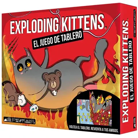 Juego de mesa Exploding Kittens El juego de tablero