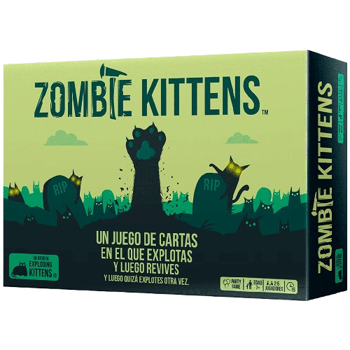 Juego de mesa Zombie Kittens 1