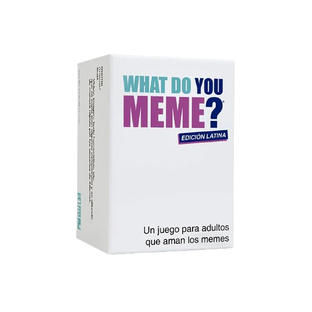 Juego de mesa What Do You Meme? Edición Latina