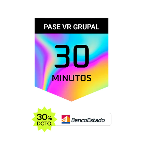 Zona VR Pase MVP Grupal 30 Minutos — Vespucio