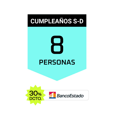 Cumpleaños Gamer — Vespucio — 8 personas (Sáb-Dom)
