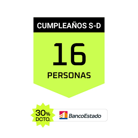 Cumpleaños Gamer — Vespucio — 16 personas (Sáb-Dom)