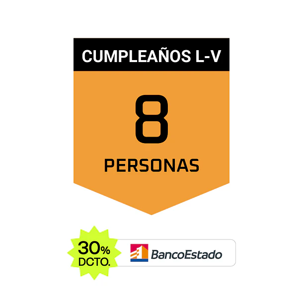 Cumpleaños Gamer — Norte — 8 personas (Lun-Vie) 1