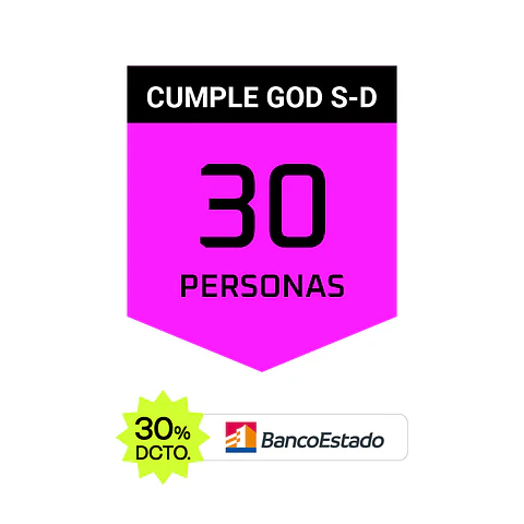 Cumpleaños God (Viernes a Domingo) — Vespucio