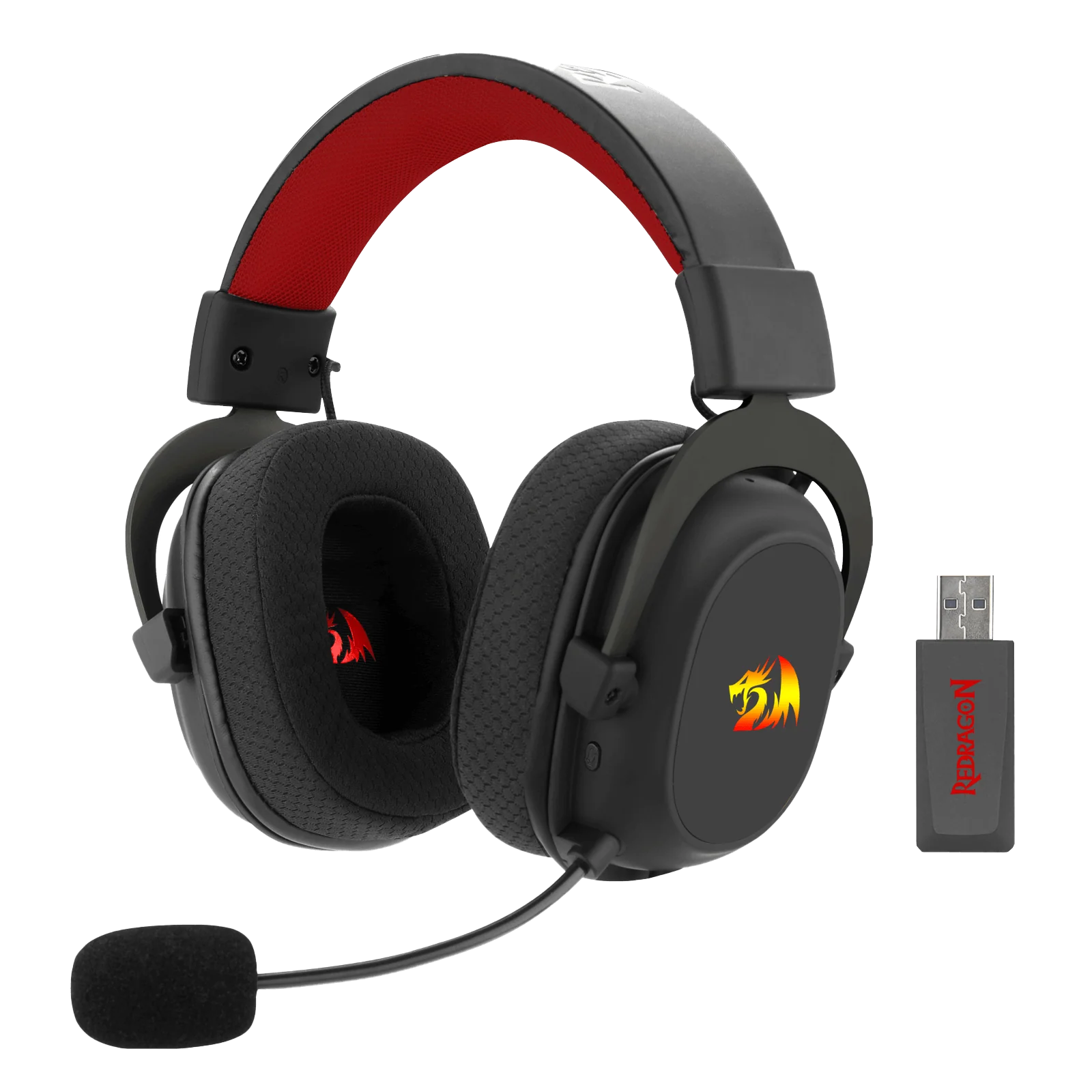 Audífono Gamer Redragon Zeus Pro Wireless Black 1