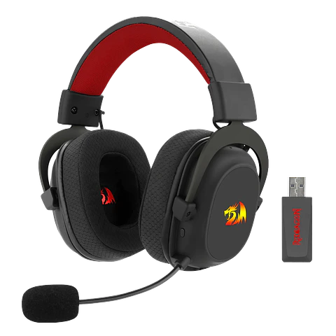 Audífono Gamer Redragon Zeus Pro Wireless Black