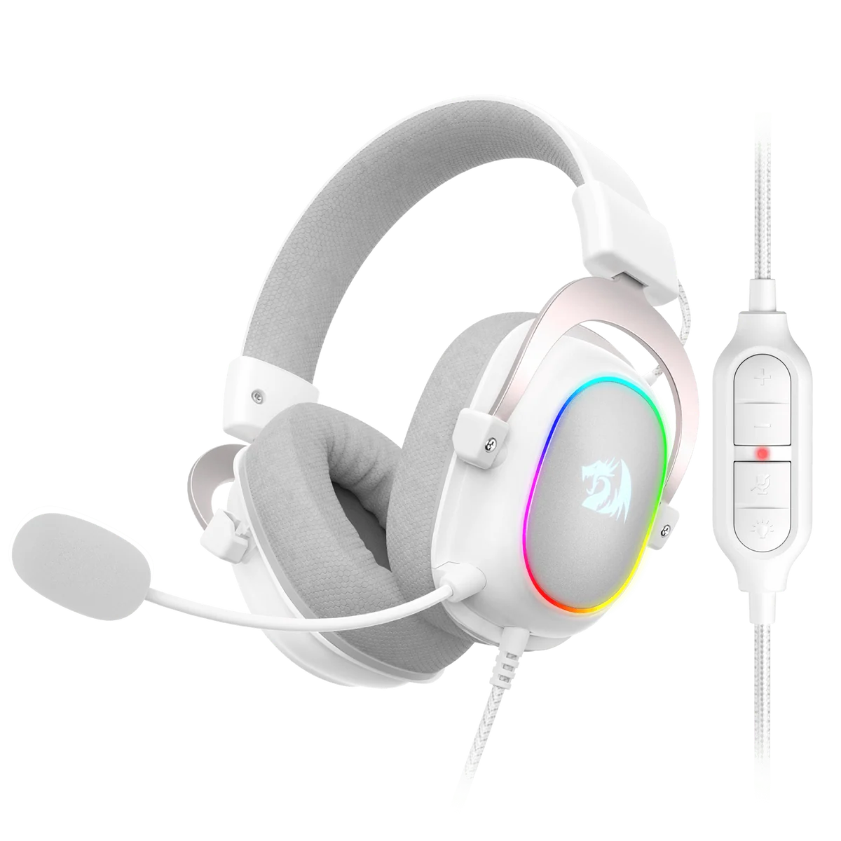 Audífono Gamer Redragon Zeus X RGB White 2