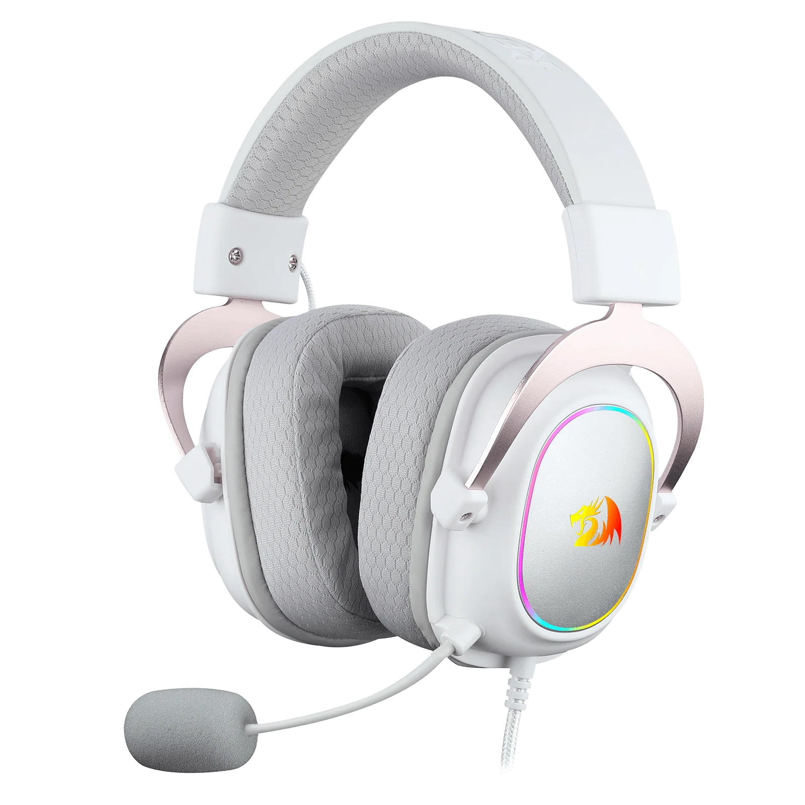 Audífono Gamer Redragon Zeus X RGB White 1