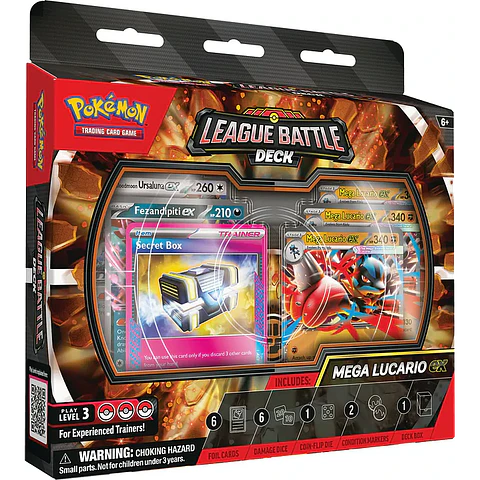 Battle Deck Ingles Mega Lucario EX Cartas Pokémon