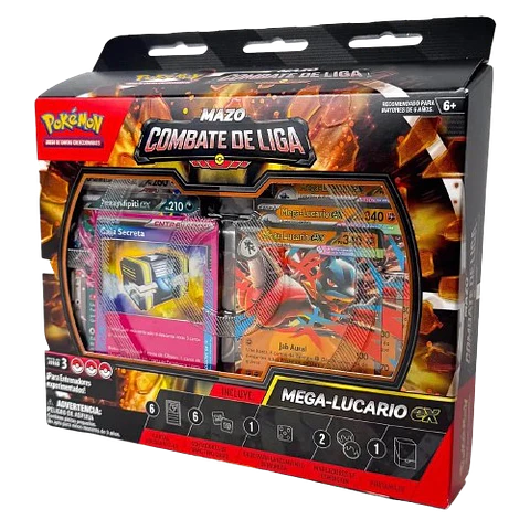 Battle Deck Español Mega Lucario EX Cartas Pokémon