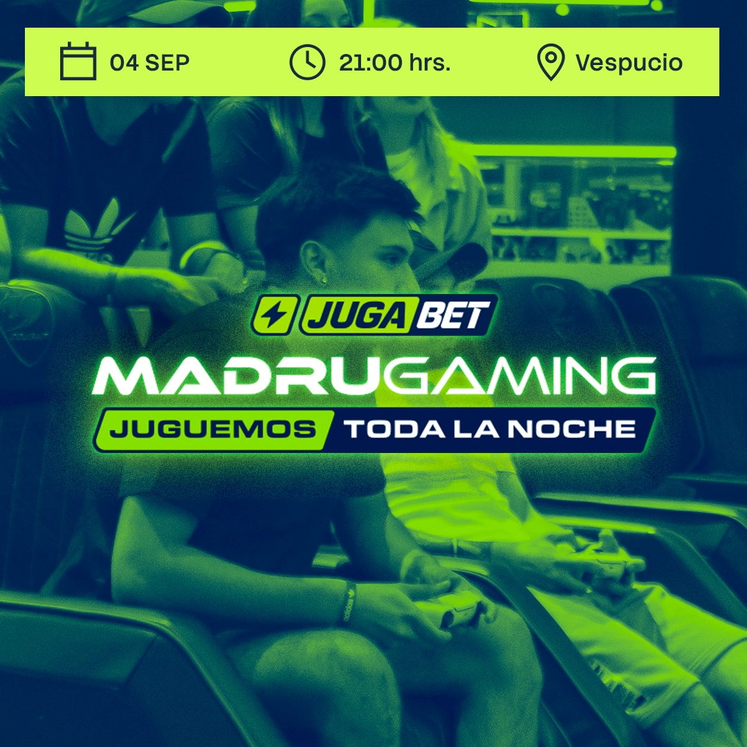 Madrugaming ft. Jugabet  Vespucio - 4 Septiembre 1
